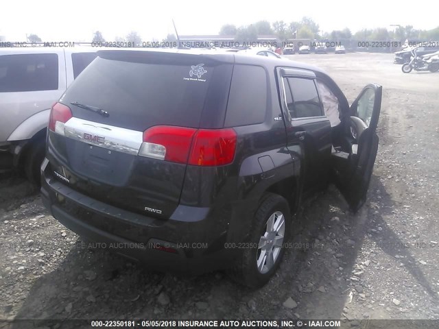 2GKFLREK4D6247815 - 2013 GMC TERRAIN SLE BLACK photo 4