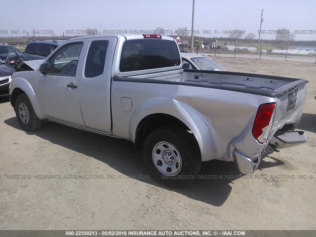 1N6BD0CT1EN722734 - 2014 NISSAN FRONTIER S/SV SILVER photo 3