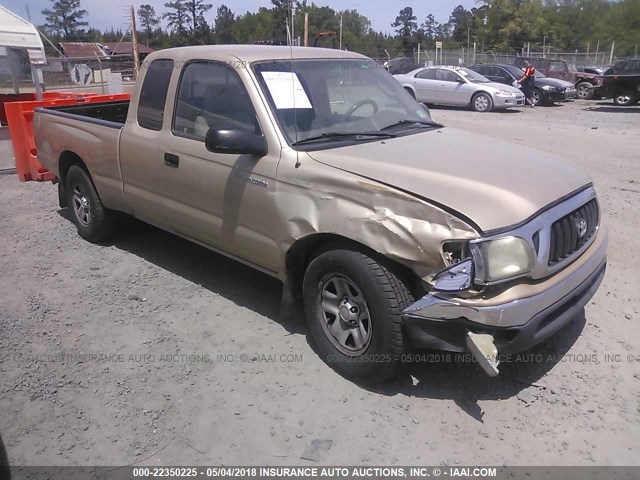 5TEVL52N73Z277655 - 2003 TOYOTA TACOMA XTRACAB TAN photo 1