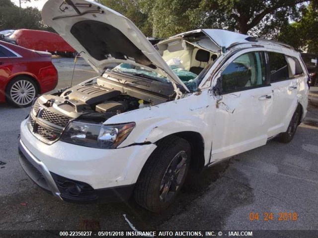 3C4PDCGG2JT216265 - 2018 DODGE JOURNEY CROSSROAD WHITE photo 3