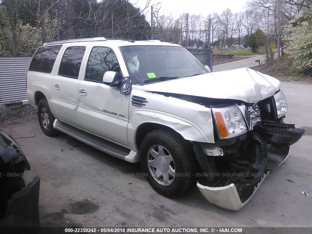 3GYFK66N73G227772 - 2003 CADILLAC ESCALADE ESV WHITE photo 1