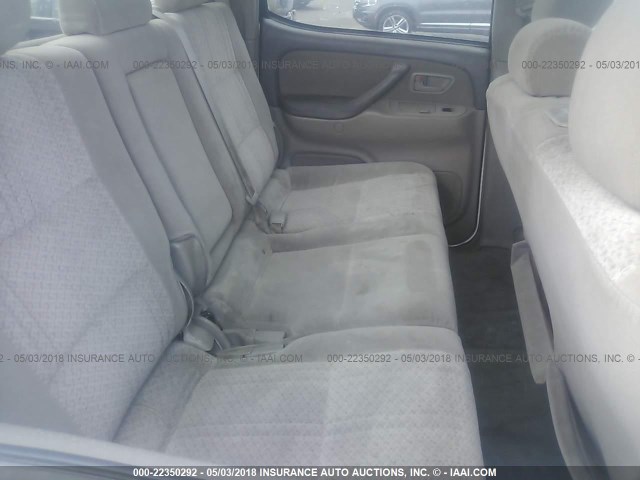 5TBET34176S549047 - 2006 TOYOTA TUNDRA DOUBLE CAB SR5 WHITE photo 8
