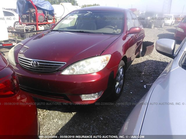 4T1BE32K06U133302 - 2006 TOYOTA CAMRY LE/XLE/SE მუქწითელი ფოტო 2