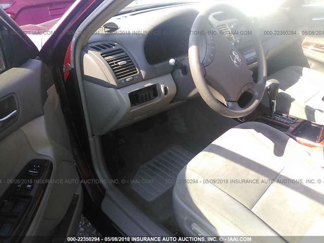 4T1BE32K06U133302 - 2006 TOYOTA CAMRY LE/XLE/SE მუქწითელი ფოტო 5