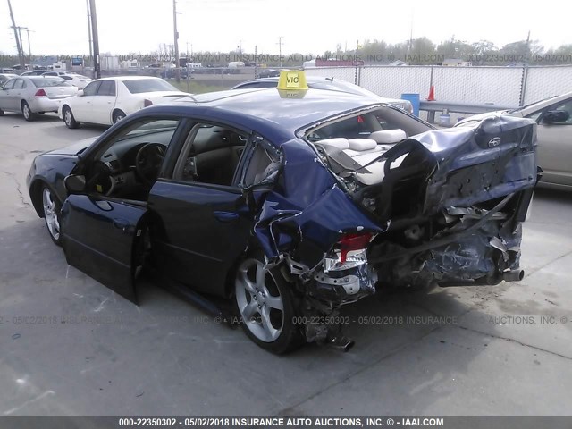 4S3BL616577201805 - 2007 SUBARU LEGACY 2.5I BLUE photo 3