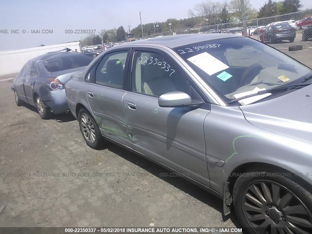 YV1TS92D841360171 - 2004 VOLVO S80 SILVER photo 6