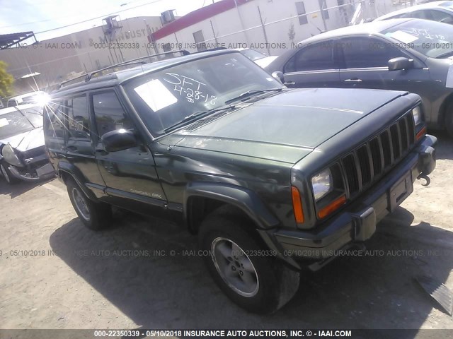 1J4FJ68S3WL280644 - 1998 JEEP CHEROKEE SPORT/CLASSIC GREEN photo 1