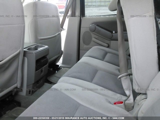 1FMEU73E06UB69667 - 2006 FORD EXPLORER XLT SILVER photo 8