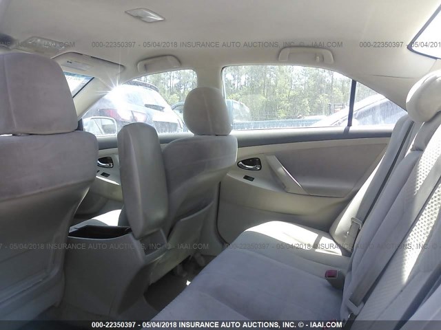 4T1BE46K08U742490 - 2008 TOYOTA CAMRY CE/LE/XLE/SE BEIGE photo 8