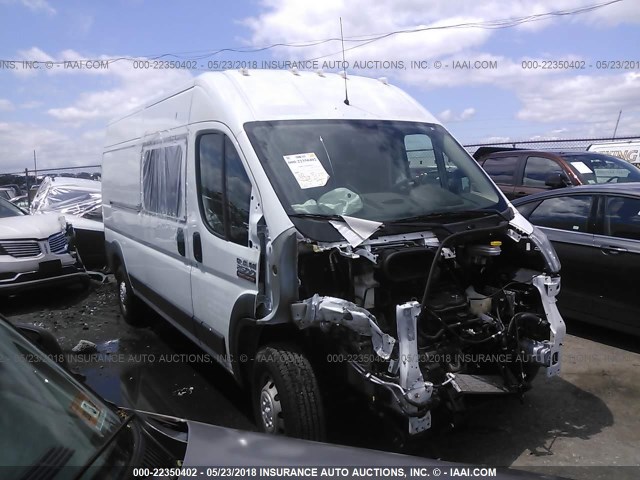 3C6TRVDG3GE107513 - 2016 RAM PROMASTER 2500 2500 HIGH WHITE photo 1