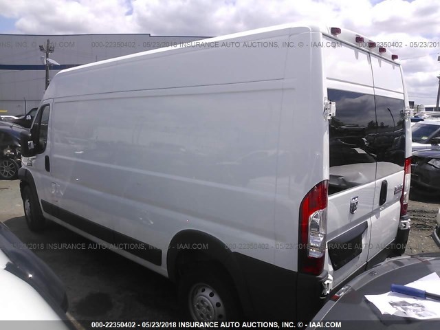 3C6TRVDG3GE107513 - 2016 RAM PROMASTER 2500 2500 HIGH WHITE photo 3