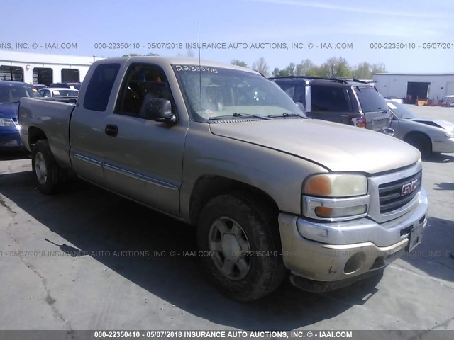 2GTEK19B451309721 - 2005 GMC NEW SIERRA K1500 TAN photo 1