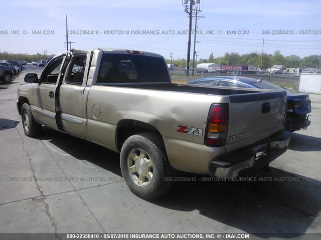 2GTEK19B451309721 - 2005 GMC NEW SIERRA K1500 TAN photo 3