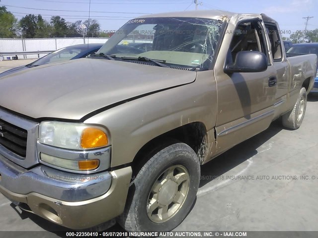 2GTEK19B451309721 - 2005 GMC NEW SIERRA K1500 TAN photo 6