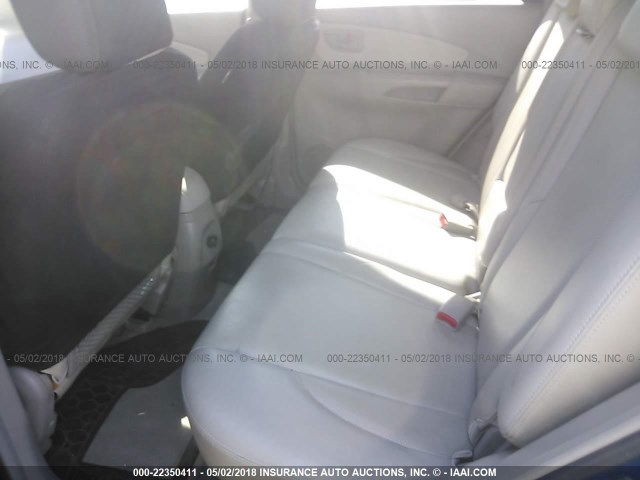 KM8JN72D45U157279 - 2005 HYUNDAI TUCSON GLS/LX BLUE photo 8