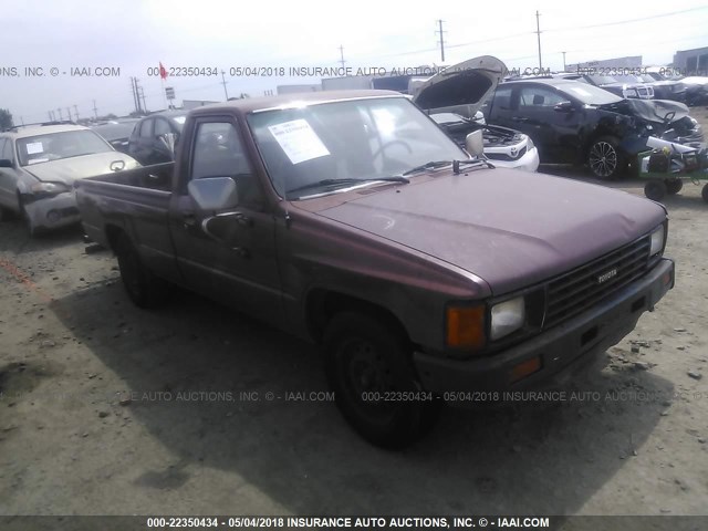 JT4RN55R4G0211127 - 1986 TOYOTA PICKUP 1/2 TON RN55 BURGUNDY photo 1