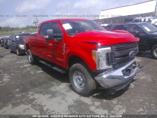 1FT7W2BT6HED07610 - 2017 FORD F250 SUPER DUTY RED photo 1