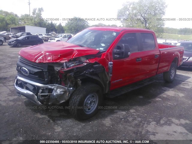 1FT7W2BT6HED07610 - 2017 FORD F250 SUPER DUTY RED photo 2