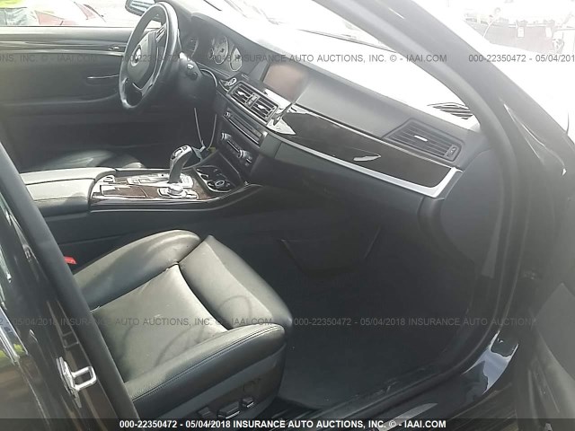 WBAFU9C52BC786635 - 2011 BMW 550 XI BLACK photo 5
