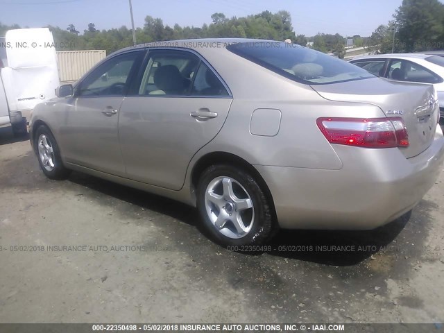 4T1BE46K48U236015 - 2008 TOYOTA CAMRY CE/LE/XLE/SE GOLD photo 3