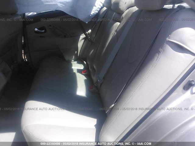 4T1BE46K48U236015 - 2008 TOYOTA CAMRY CE/LE/XLE/SE GOLD photo 8