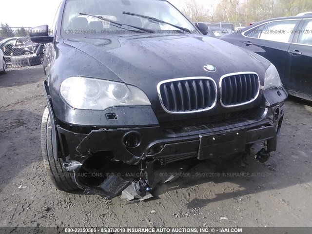 5UXZV4C54CL750509 - 2012 BMW X5 XDRIVE35I BLACK photo 6
