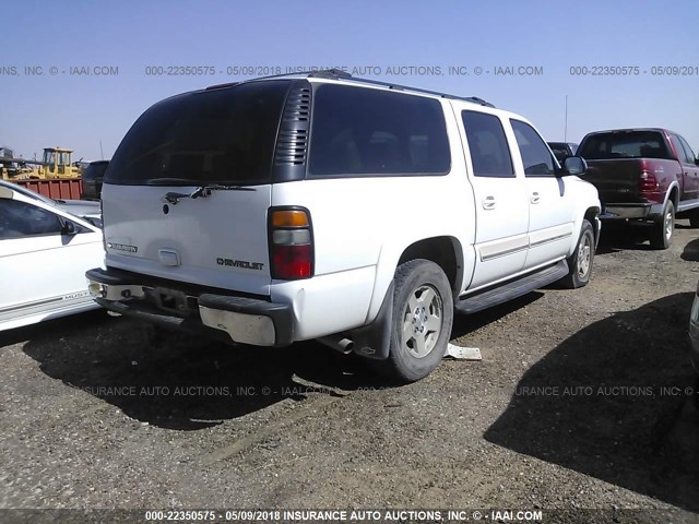 1GNEC16Z24J315687 - 2004 CHEVROLET SUBURBAN C1500 WHITE photo 4