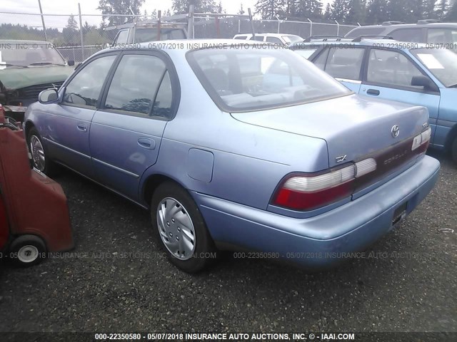 1NXBB02E4TZ359422 - 1996 TOYOTA COROLLA DX BLUE photo 3