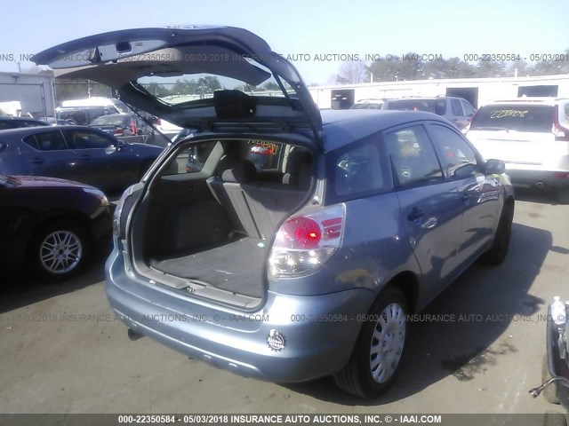 2T1KR32E66C587876 - 2006 TOYOTA COROLLA MATRIX XR Light Blue photo 4