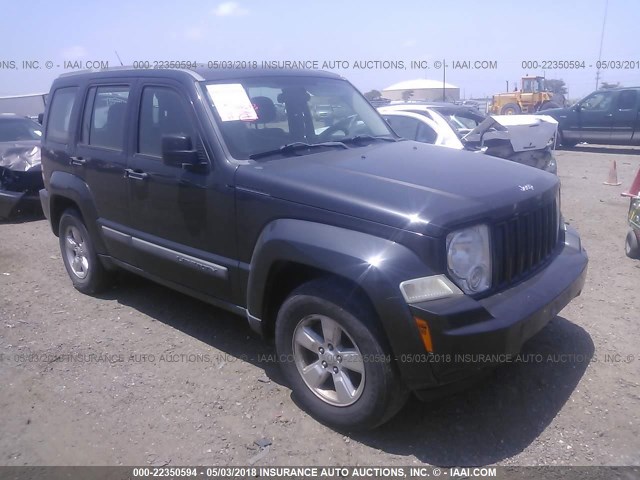 1J4PN2GKXBW552019 - 2011 JEEP LIBERTY SPORT BLACK photo 1