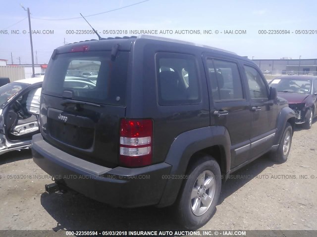 1J4PN2GKXBW552019 - 2011 JEEP LIBERTY SPORT BLACK photo 6