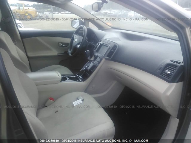 4T3BK11A89U017248 - 2009 TOYOTA VENZA BROWN photo 5