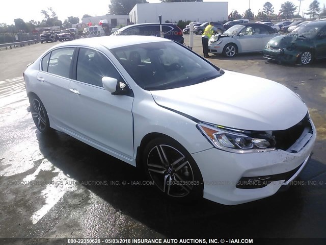 1HGCR2F55HA293645 - 2017 HONDA ACCORD SPORT 白色 照片 1