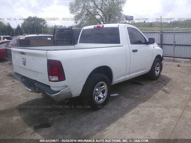 3C6JD6AK0CG131853 - 2012 DODGE RAM 1500 ST WHITE photo 4