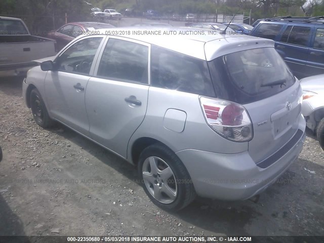 2T1KR32E86C623583 - 2006 TOYOTA COROLLA MATRIX XR SILVER photo 3