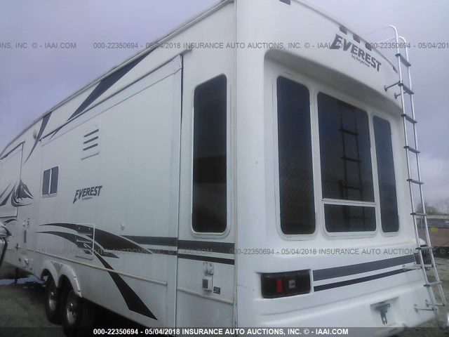 4YDF323284H482070 - 2004 EXTREME EST 5TH WHEEL  WHITE photo 3