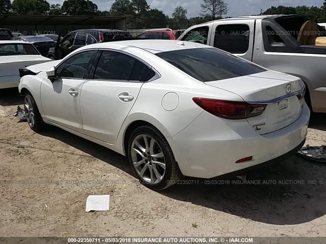 JM1GL1V59H1107554 - 2017 MAZDA 6 TOURING WHITE photo 3