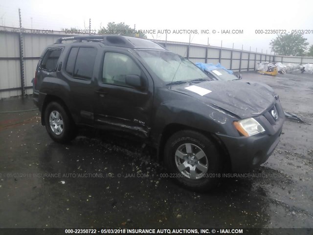 5N1AN08W55C633772 - 2005 NISSAN XTERRA OFF ROAD/S/SE GRAY photo 1