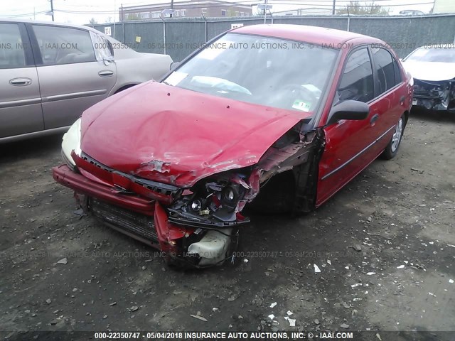 1HGES16305L008713 - 2005 HONDA CIVIC DX VP Qırmızı foto 2