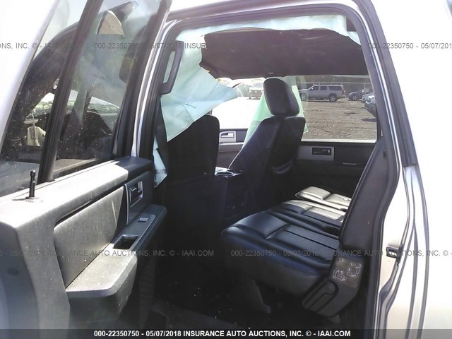 1FMJK1HT8FEF40822 - 2015 FORD EXPEDITION EL XLT/EL KING RANCH SILVER photo 8