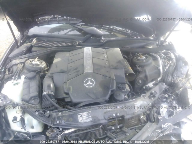 WDBNG83J54A410330 - 2004 MERCEDES-BENZ S 430 4MATIC BLACK photo 10