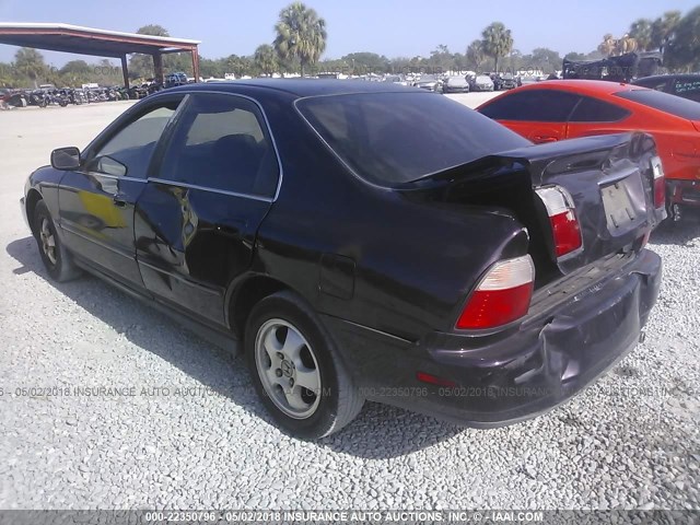 1HGCD5600VA222773 - 1997 HONDA ACCORD SE BLACK photo 3