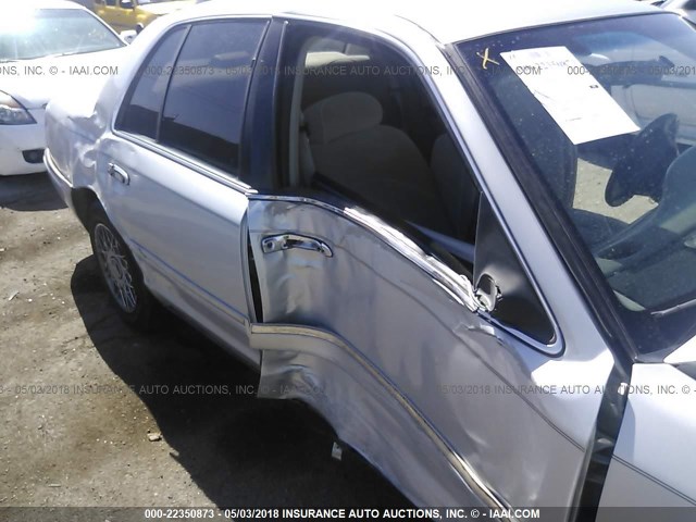 2MEFM74W2WX652990 - 1998 MERCURY GRAND MARQUIS GS SILVER photo 6