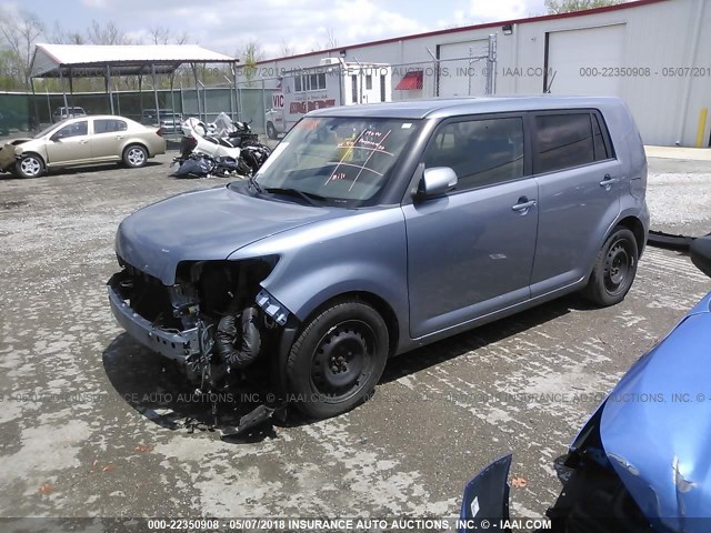 JTLKE50E391093319 - 2009 TOYOTA SCION XB Grau Foto 2