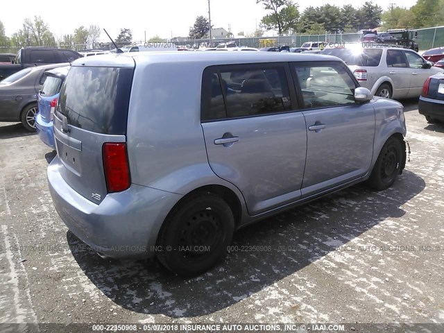 JTLKE50E391093319 - 2009 TOYOTA SCION XB GRAY photo 4