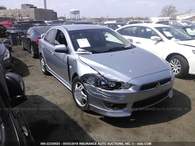 JA3AU86U48U001057 - 2008 MITSUBISHI LANCER GTS SILVER photo 1