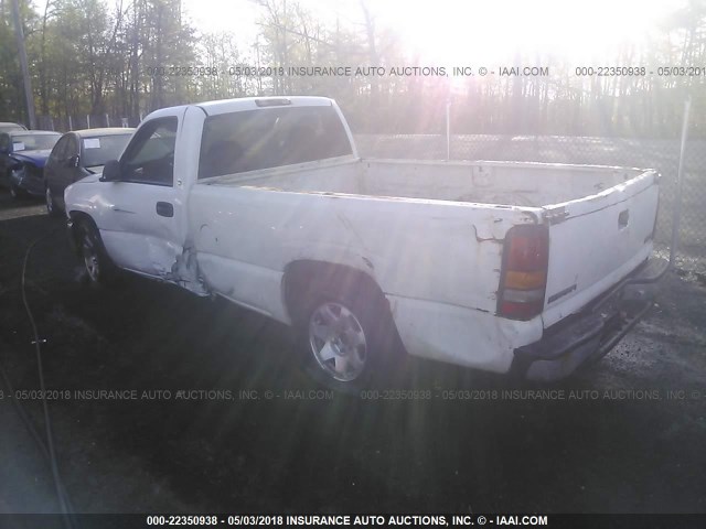 1GTEC14W01Z307313 - 2001 GMC NEW SIERRA C1500 WHITE photo 3