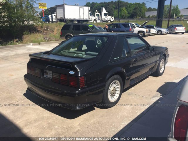 1FABP42E4JF243237 - 1988 FORD MUSTANG GT BLACK photo 4