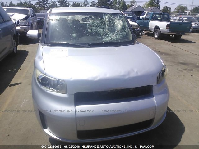 JTLKE50E791064048 - 2009 TOYOTA SCION XB SILVER photo 6