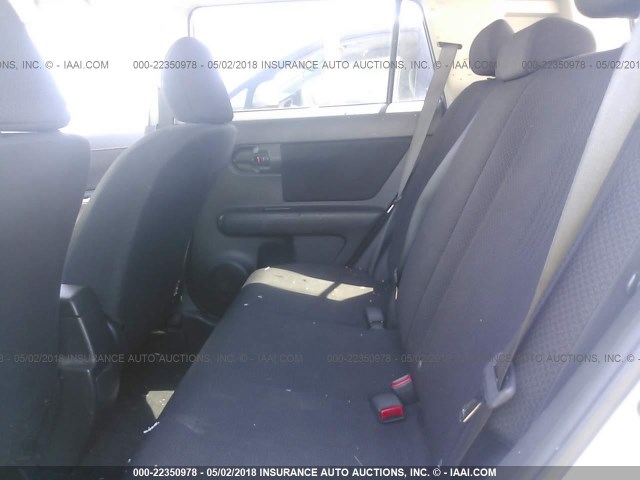 JTLKE50E791064048 - 2009 TOYOTA SCION XB SILVER photo 8